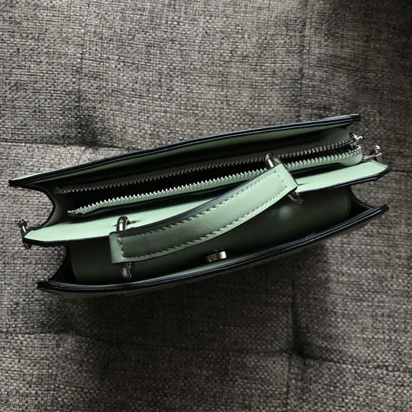 Steve Madden Evelyn / Bevelyn Mint Green Crossbody handbag - Picture 8 of 16